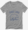 Take Care Polar Bear Womens Vneck