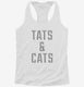 Tats And Cats white Womens Racerback Tank