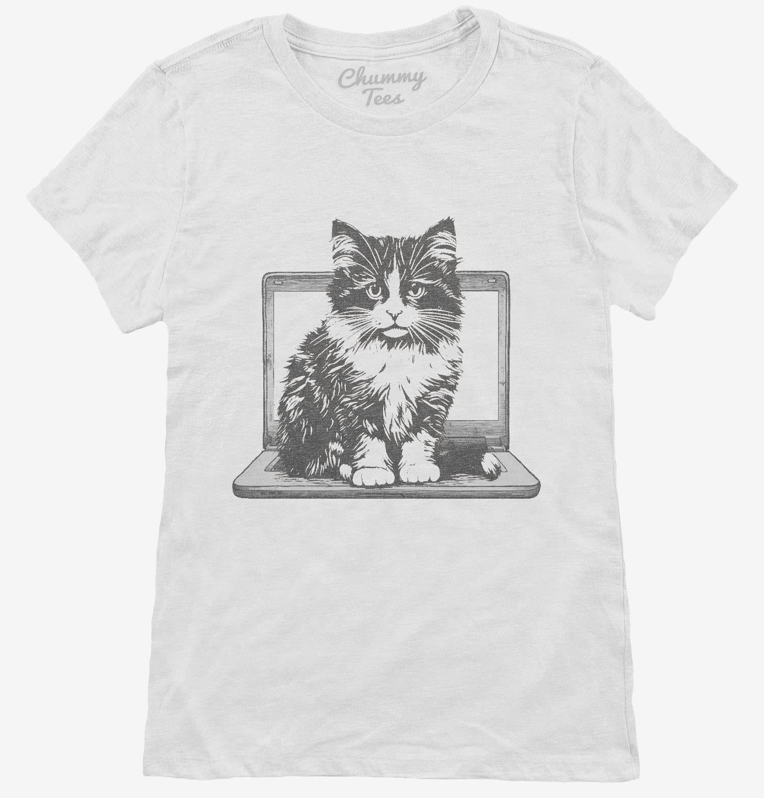 Tech Cat Womens T-Shirt