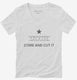 Texas Border Come And Cut It  Womens V-Neck Tee