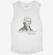 That's Due Tomorrow Thomas Jefferson Funny 4th of July  Womens Muscle Tank