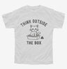 Think Outside The Box Funny Cat Youth