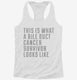 This Is What A Bile Duct Cancer Survivor Looks Like white Womens Racerback Tank