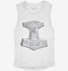 Thor's Hammer Viking Norse white Womens Muscle Tank