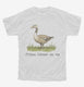 Throw Bread On Me Goose  Youth Tee