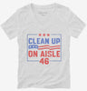 Trump 2024 Take Back America Clean Up On Aisle 46 Womens Vneck Shirt 666x695.jpg?v=1706847959