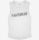 Vagitarian white Womens Muscle Tank