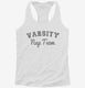 Varsity Nap Team white Womens Racerback Tank