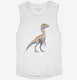 Velociraptor Dinosaur  Womens Muscle Tank