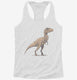 Velociraptor Graphic  Womens Racerback Tank