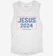 Vote For Jesus 2024  Womens Muscle Tank