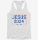 Vote For Jesus 2024  Womens Racerback Tank