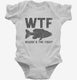 WTF Where's The Fish  Infant Bodysuit