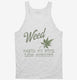 Weed Makes Me Feel Less Murdery Funny 420 Pothead  Tank