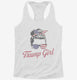 Yes I'm A Trump Girl  Womens Racerback Tank