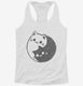 Yin Yang Cat  Womens Racerback Tank