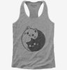 Yin Yang Cat Womens Racerback Tank Top 