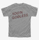100 Percent Godless  Youth Tee
