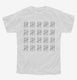 100th Birthday Tally Marks - 100 Year Old Birthday Gift white Youth Tee