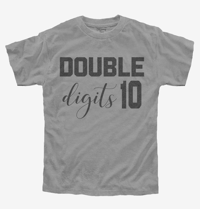 10 Year Old Birthday Double Digits T-Shirt