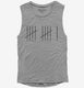 11th Birthday Tally Marks - 11 Year Old Birthday Gift grey Womens Muscle Tank