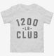 1200lb Club white Toddler Tee