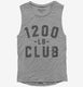 1200lb Club grey Womens Muscle Tank