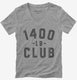 1400lb Club  Womens V-Neck Tee