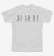 14th Birthday Tally Marks - 14 Year Old Birthday Gift white Youth Tee