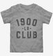 1900lb Club grey Toddler Tee