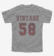 1958 Vintage Jersey grey Youth Tee