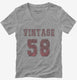 1958 Vintage Jersey  Womens V-Neck Tee