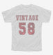 1958 Vintage Jersey white Youth Tee