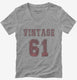 1961 Vintage Jersey  Womens V-Neck Tee