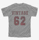1962 Vintage Jersey grey Youth Tee
