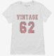 1962 Vintage Jersey white Womens