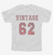 1962 Vintage Jersey white Youth Tee