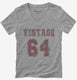 1964 Vintage Jersey  Womens V-Neck Tee