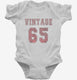 1965 Vintage Jersey white Infant Bodysuit