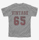 1965 Vintage Jersey grey Youth Tee
