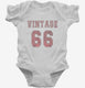 1966 Vintage Jersey white Infant Bodysuit