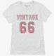 1966 Vintage Jersey white Womens
