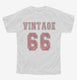 1966 Vintage Jersey white Youth Tee