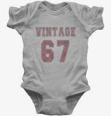 1967 Vintage Jersey Baby Bodysuit