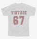 1967 Vintage Jersey white Youth Tee