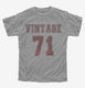 1971 Vintage Jersey  Youth Tee