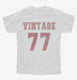 1977 Vintage Jersey white Youth Tee