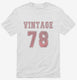 1978 Vintage Jersey white Mens