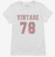 1978 Vintage Jersey white Womens
