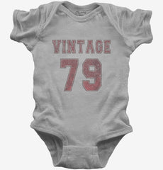 1979 Vintage Jersey Baby Bodysuit
